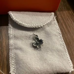 James Avery retired dogwood flower charm sterling silver